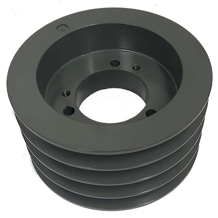 Bushing 4 Groove V-Belt Pulley 5.8 Inch OD